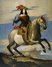 RIBERA JOSE DE 1591/1652
RETRATO ECUESTRE DE JUAN JOSE DE AUSTRIA-1648-BARROCO ESPAÑOL
MADRID,