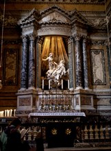 BERNINI GIAN LORENZO 1598/1680
INTERIOR-CAPILLA CORNARO-EXTASIS DE SANTA TERESA-1646
ROMA,