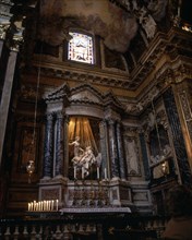 BERNINI GIAN LORENZO 1598/1680
INTERIOR-CAPILLA CORNARO-EXTASIS DE SANTA TERESA-1646
ROMA,