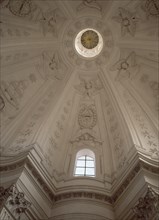 BORROMINI FRANCESCO 1599/1667
INTERIOR-ORATORIO-VISTA PARCIAL DE LA CUPULA REMATADA EN UNA