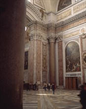 INTERIOR-CRUCERO-MERIDIANA EN SUELO USADA PARA LA HORA DE 1702/1846
ROMA, IGLESIA DE SANTA MARIA