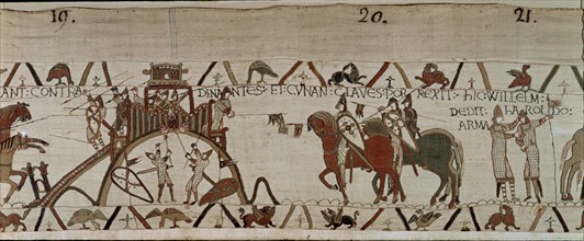 Z-TAPIZ DE BAYEUX-1088/92-CONQUISTA DE INGLATERRA POR LOS NORMANDOS

This image is not