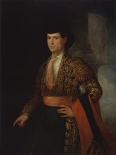 GUTIERREZ DE LA VEGA JOSE 1791/1865
RETRATO DE JOSE REDONDO, EL CHICLANERO-OLEO LIEZO, 121x91,4