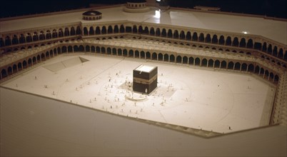 PABELLON ARABIA SAUDI-LA MECA-MAQUETA DE LA GRAN MEZQUITA-SANTUARIO DE LA KAABA
SEVILLA,