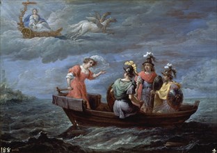 Teniers (le jeune), Renaud et ses compagnons fuient les Iles Fortunées