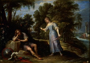 Teniers (the Younger), Renaud in Love with Armide, in the Orontes Island