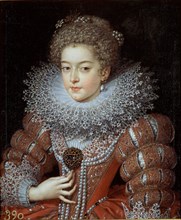 Pourbus II, Isabel from France, queen of Spain