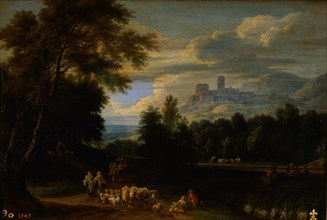 Boudewyns, Landscape With Shepherds