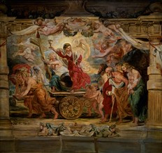 Rubens, copie: Triomphe de l'Eucharistie sur la philosophie