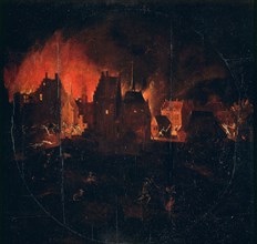 Pieter II Bruegel, Fire and pillage of a population