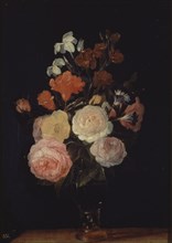 Disciple de Bruegel, Vase à fleurs