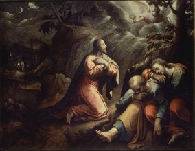 Disciple de Giorgio Vasari, Le Christ au jardin de Gethsémani