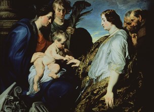 Van Dyck, The Mystic Engagement of Saint Catherine of Alexandria