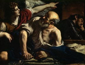 Guercino, St Peter is given freedom by an angel