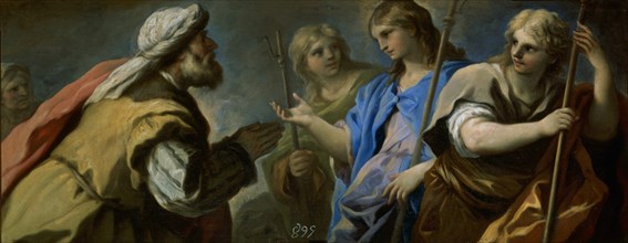Giordano, Abraham adorant trois anges