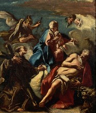 Pittoni, Vierge à l'enfant et saints
