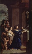 Vaccaro, Saint Gaetan offered to the Virgin