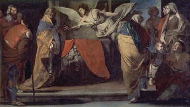 Stanzione, The birth of St. John the Baptist