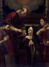 Anonyme, La communion de Saint Thérèse