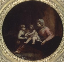 Carrache, La vierge avec l'enfant Jésus et Saint Jean