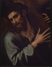 Anonyme, Jésus-Christ avec la croix a l'épaule