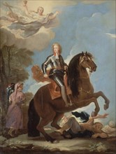 Giordano, Charles II of Spain on horseback