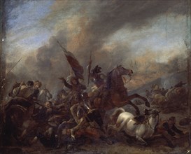 Wouwerman, Brawl between enemy troops