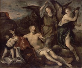 Camilo, St. Jerome whipped by the angels