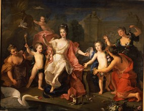 Gobert, The duchess of Bourgogne with her children