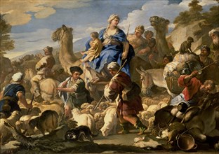 Giordano, Jacob's journey to Canaan