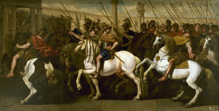 Falcone, Les soldats Romains dans le Cirque