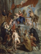 Rubens, La Sainte Famille entourée de saints
