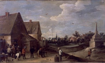 Teniers (the Younger), Playing Bowls