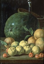 Melendez L., Nature morte: Citrons, oranges et azeroles