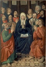 ANONIMO ESPAÑOL
LA PENTECOSTES-T.0,52X0,39-NºPRADO 2717-CASTELLANA DE S XVI
MADRID, MUSEO DEL