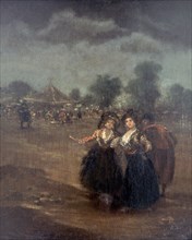 Lucas Velázquez, Femmes de la classe populaire en Procession