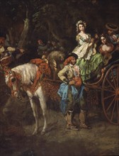 Lucas Velázquez, Andalusian young ladies and picadors
