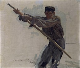 Sorolla, Study for The Return From Fishing