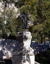 Benlliure, statue of Francisco de Goya