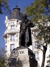 Benlliure, statue of Francisco de Goya