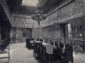 GRABADO DE 1886-BIBLIOTECA DEL SENADO-ILUSTRAC ESP/AMERICANA
MADRID,