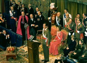 Proclamation of King Juan Carlos of Spain on November 22, 1975