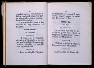 CONSTITUCION DEL 30/6/1869-ARTICULOS
MADRID, SENADO-BIBLIOTECA
MADRID