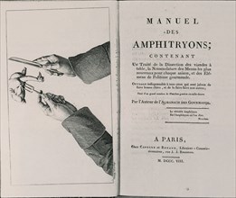 MANUAL DE LOS ANFITRIONES:DISECCION CARNE,MENUS Y NORMAS 1808 PARIS