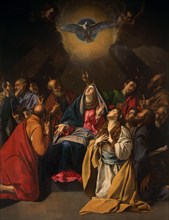 MAINO FRAY JUAN BAUTISTA 1581-1649
PENTECOSTES-L.3,24X2,46-DEPOSITO MUSEO PRADO-NºINV 328-CATALOGO