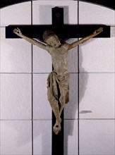 CRISTO CRUCIFICADO-S XIV-MADERA TALLADA
CACERES, MUSEO ARQUEOLOGICO
CACERES