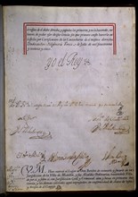 CEDULA DE CONCESION DE PRIVILEGIO DE VILLAZGO A DON BENITO-PAGINA DE FIRMAS-FIRMA FELIPE IV
DON