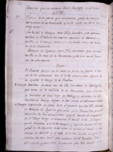 "LIBRO DE VATIDAS"(CARLOS IV) FOL 58V"BATIDAS QUE SE ECHARON DESDE BADAJOZ EN 1796
MADRID, PALACIO
