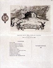ESTADO DE CACERIA EN EL COTO DE GREDOS-JULIO 1920-TARJETA CON CAZADORES Y PIEZAS COBRADAS
MADRID,