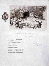 ESTADO DE CACERIA EN EL COTO DE GREDOS-JULIO 1911-TARJETA CON CAZADORES Y PIEZAS COBRADAS
MADRID,